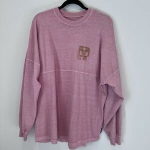 Disney Spirit Jersey Rose WDW Briar pink Gold Pullover LARGE Adult  Resort